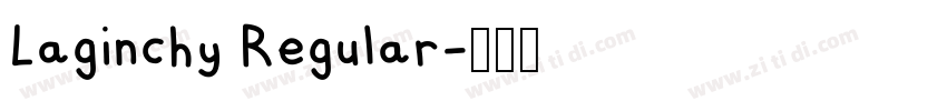 Laginchy Regular字体转换
